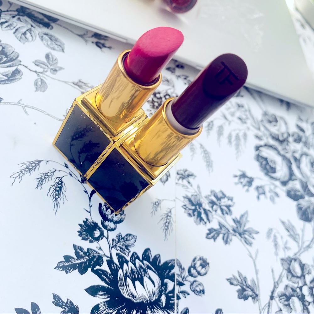 Tom ford lip color matte #05 plum lush #10black dahlia limited ed